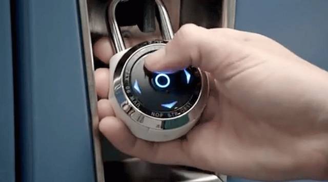 1600萬(wàn)種密碼組合，科技感十足的觸控密碼鎖